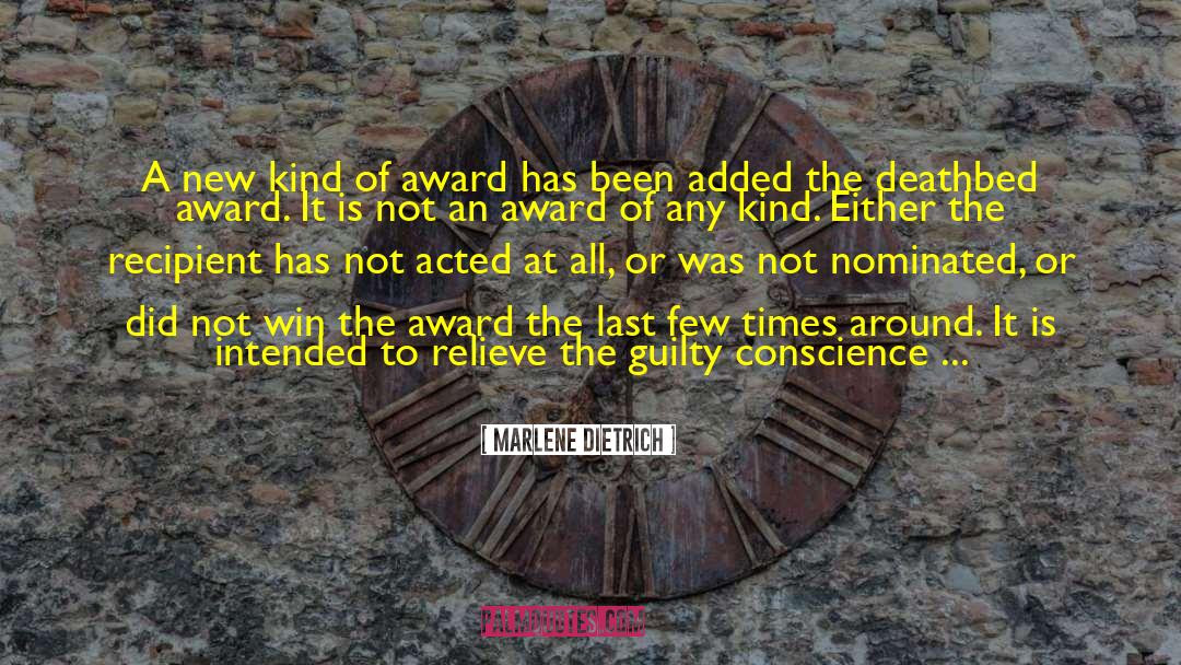 Team Award quotes by Marlene Dietrich