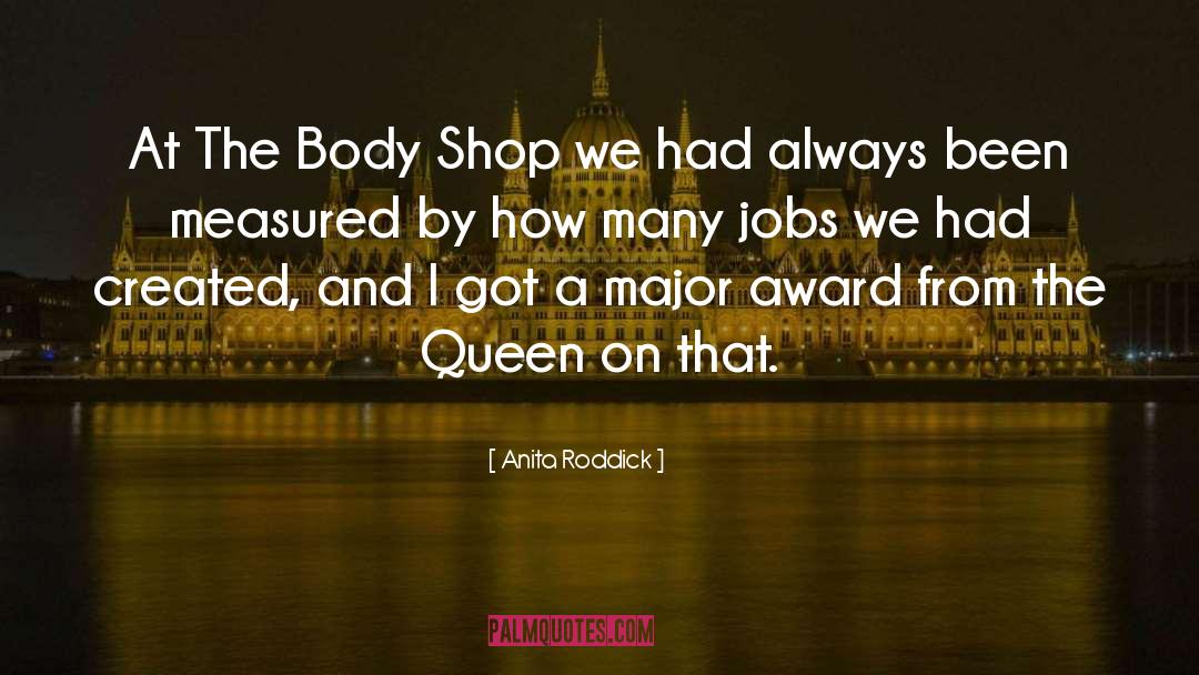 Team Award quotes by Anita Roddick