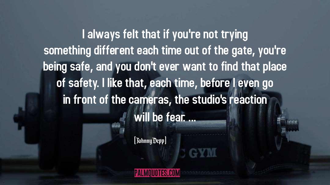 Team Fear quotes by Johnny Depp