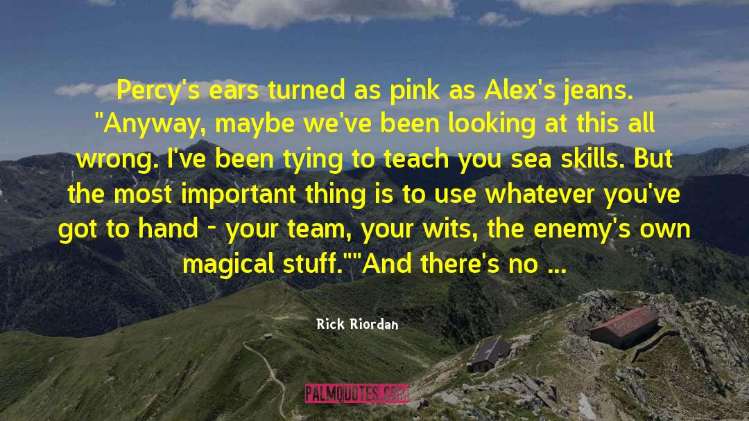 Team Leader quotes by Rick Riordan