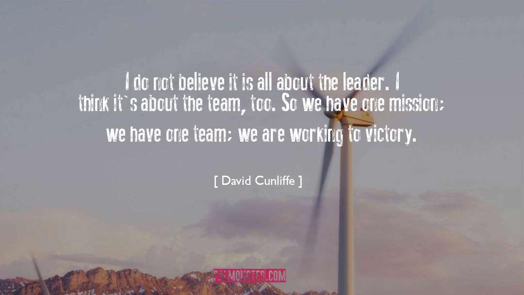 Team Leader quotes by David Cunliffe