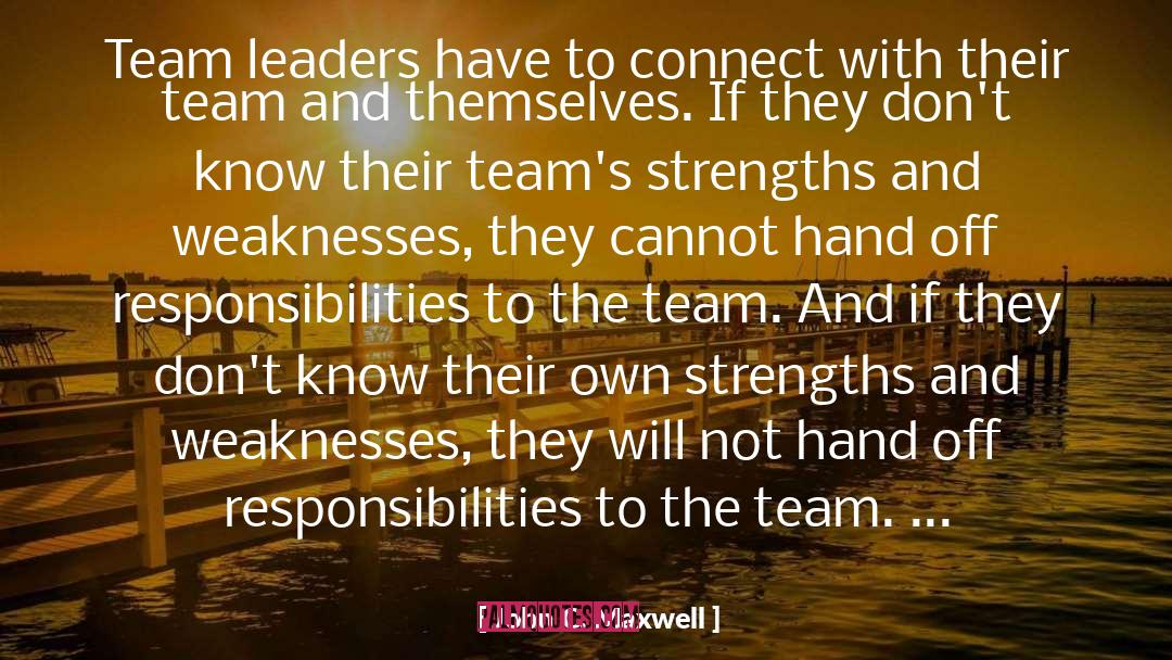Team Leader quotes by John C. Maxwell