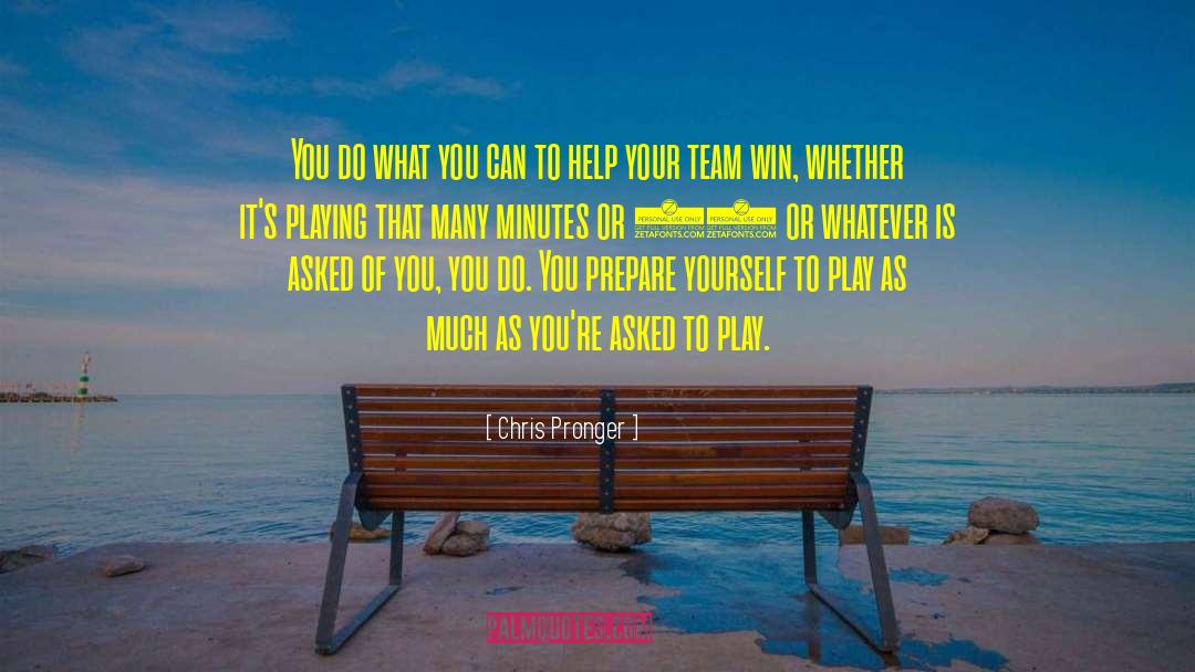 Team Leadership quotes by Chris Pronger