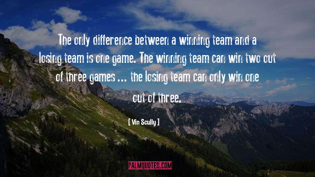 Team Management quotes by Vin Scully