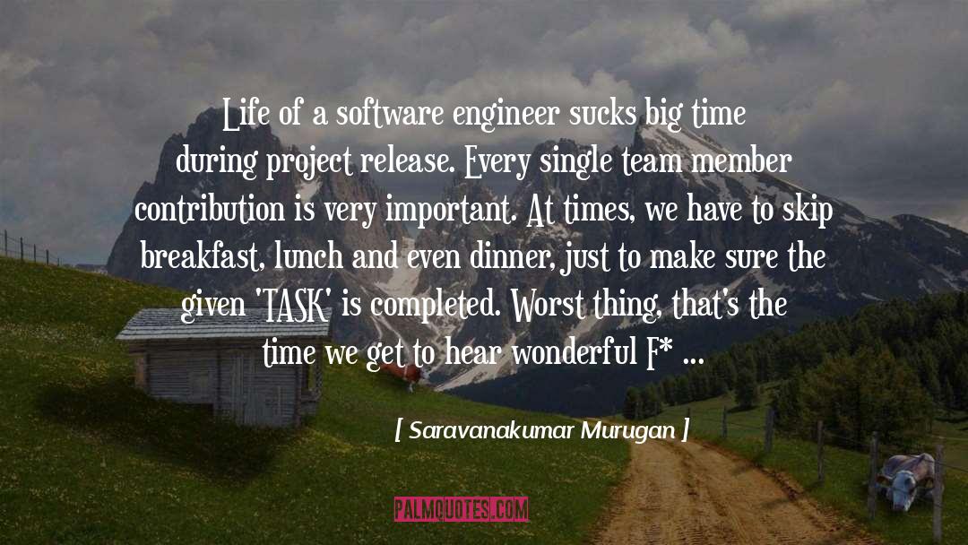 Team Member quotes by Saravanakumar Murugan