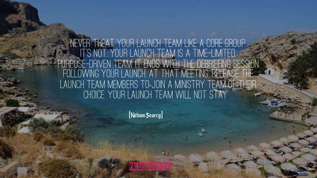 Team Members quotes by Nelson Searcy