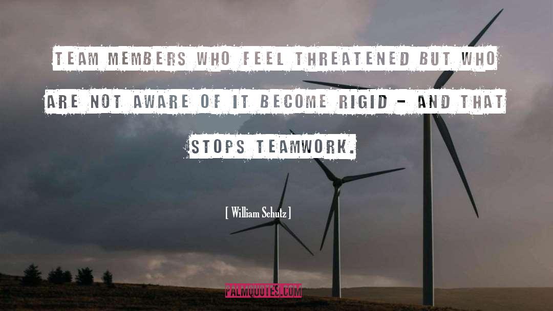 Team Members quotes by William Schutz