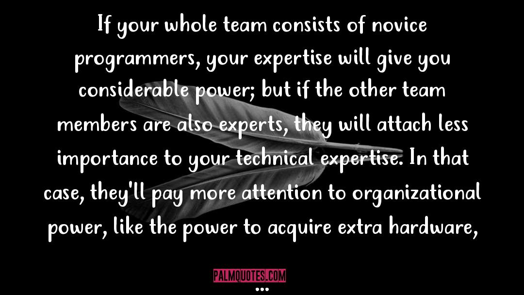 Team Members quotes by Gerald M. Weinberg