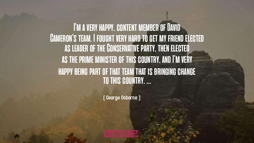 Team quotes by George Osborne