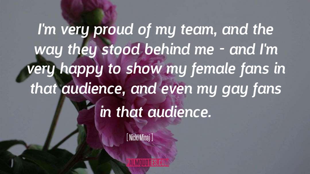 Team quotes by Nicki Minaj