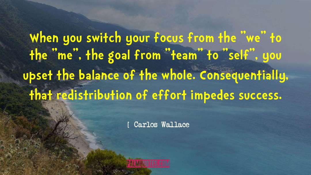 Team Work quotes by Carlos Wallace