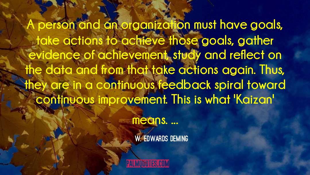 Teamwork To Achieve Goals quotes by W. Edwards Deming