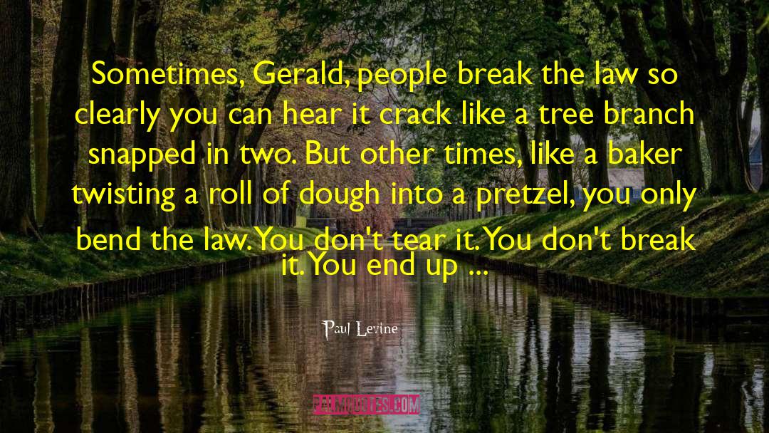 Tear Jerking quotes by Paul Levine