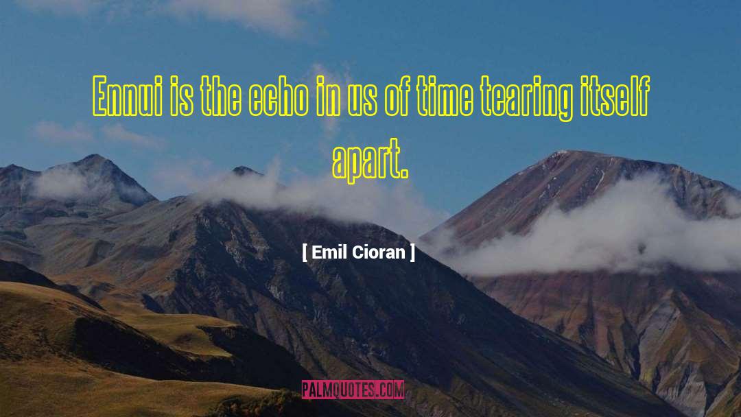 Tearing Apart quotes by Emil Cioran
