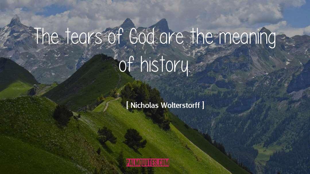 Tears quotes by Nicholas Wolterstorff