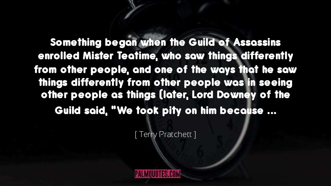 Teatime quotes by Terry Pratchett