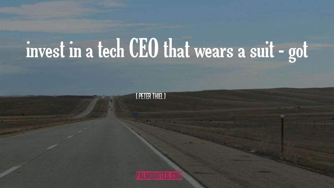 Tech Breaks quotes by Peter Thiel