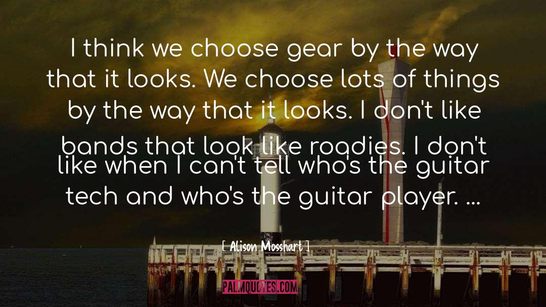 Tech quotes by Alison Mosshart