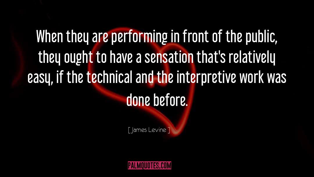 Technical Terminology quotes by James Levine