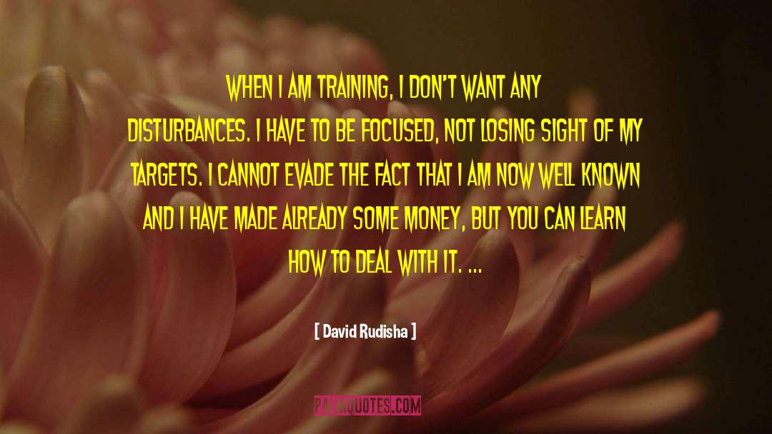 Technical Training quotes by David Rudisha