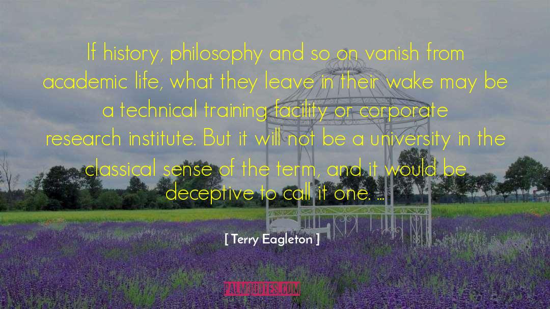 Technical Training quotes by Terry Eagleton