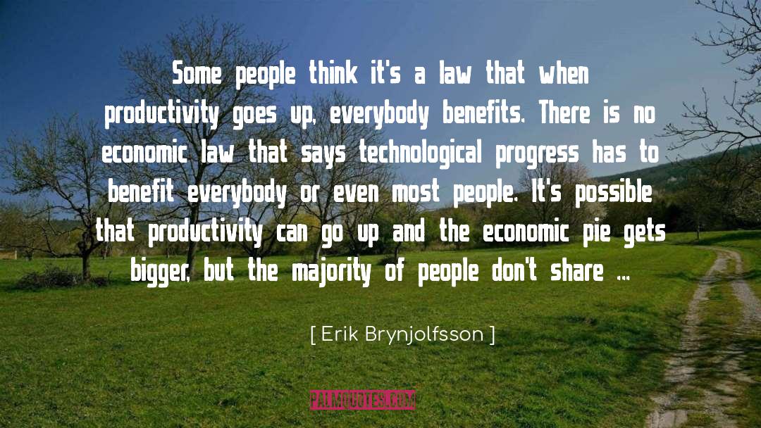 Technological Progress quotes by Erik Brynjolfsson