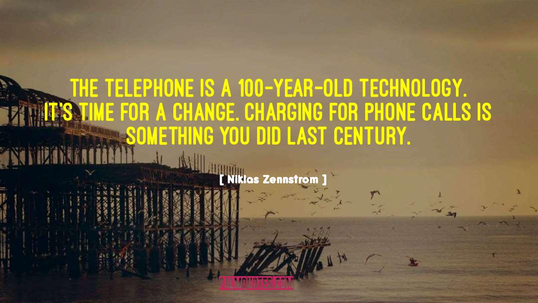 Technology Change quotes by Niklas Zennstrom