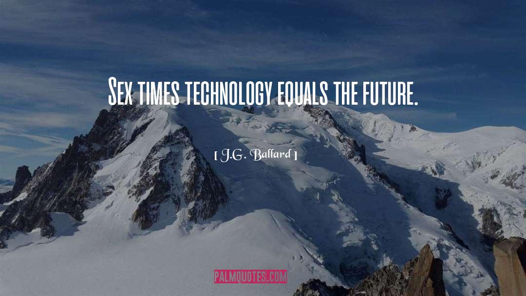 Technology Existential Risks quotes by J.G. Ballard