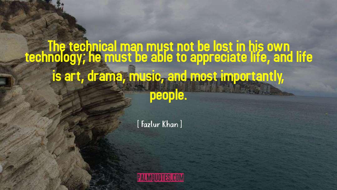Technology Music Synthesizer quotes by Fazlur Khan
