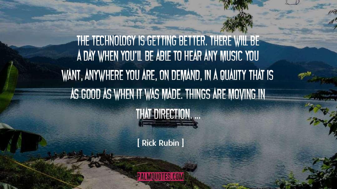 Technology Music Synthesizer quotes by Rick Rubin