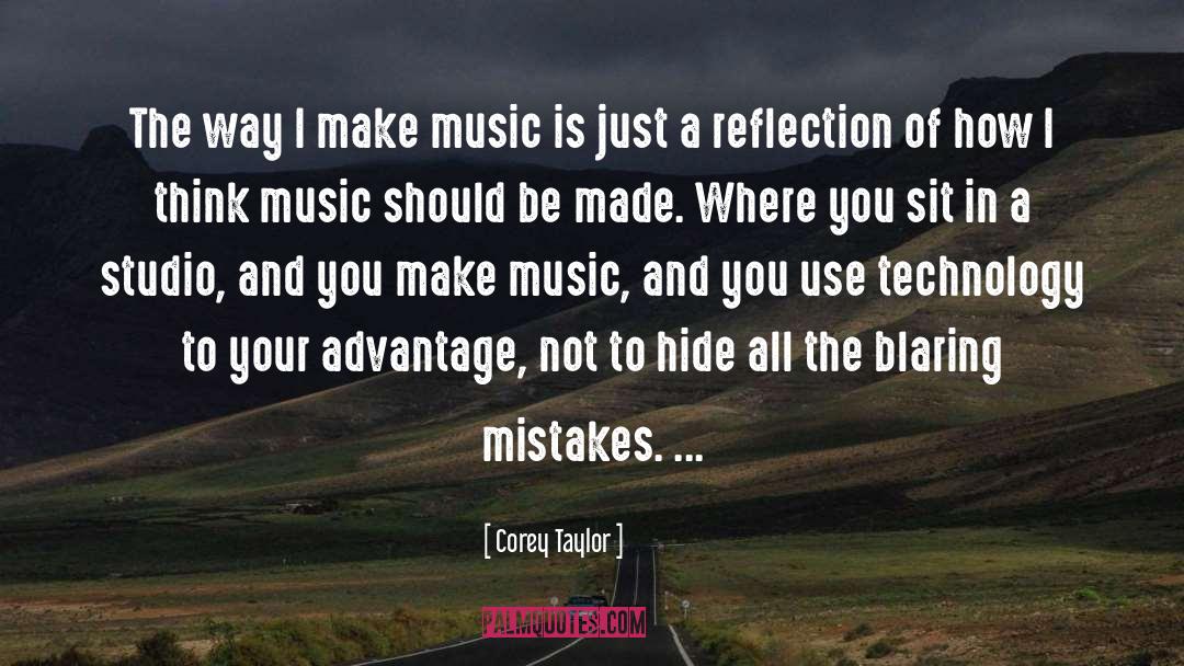 Technology Music Synthesizer quotes by Corey Taylor