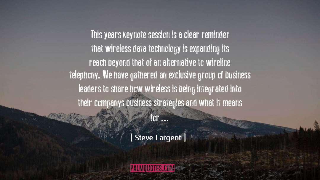 Techspert Data quotes by Steve Largent