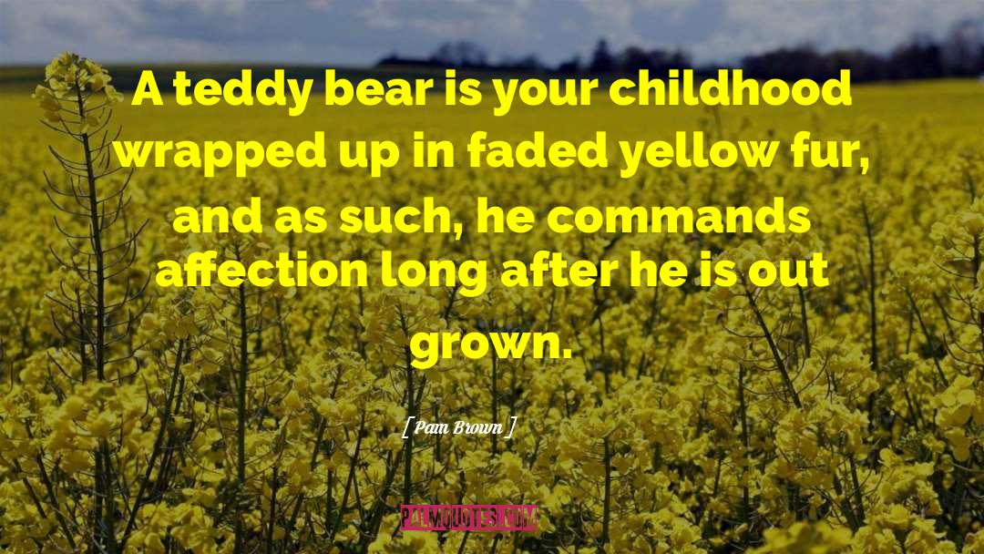 Teddy Bear quotes by Pam Brown