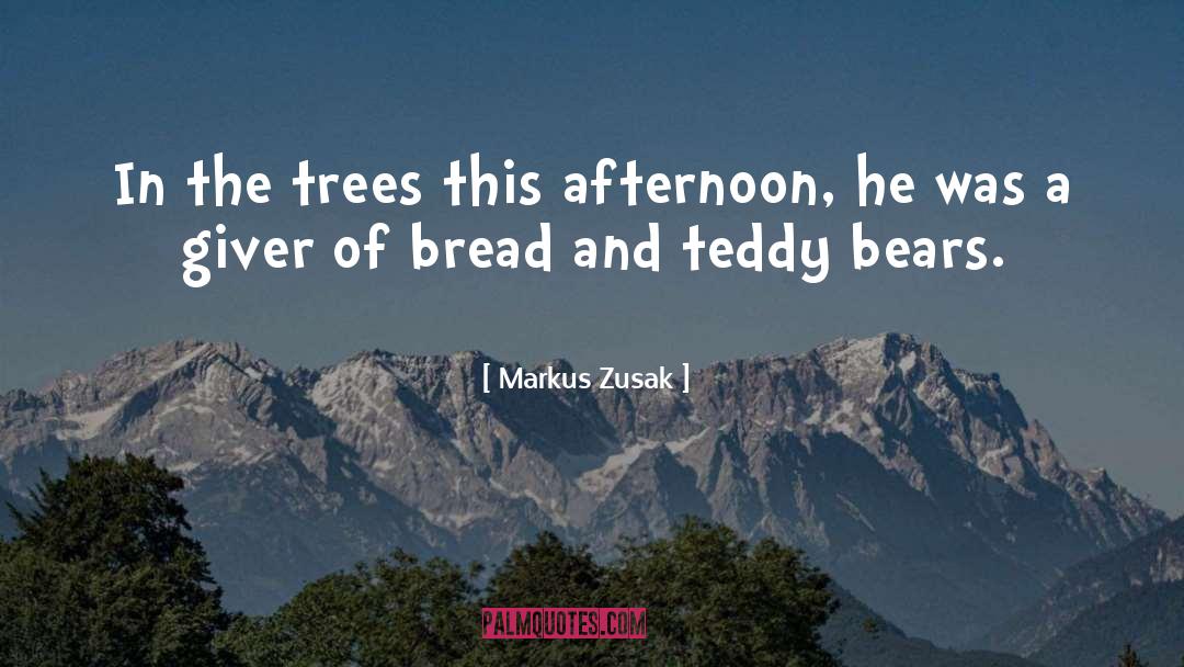 Teddy Bear quotes by Markus Zusak