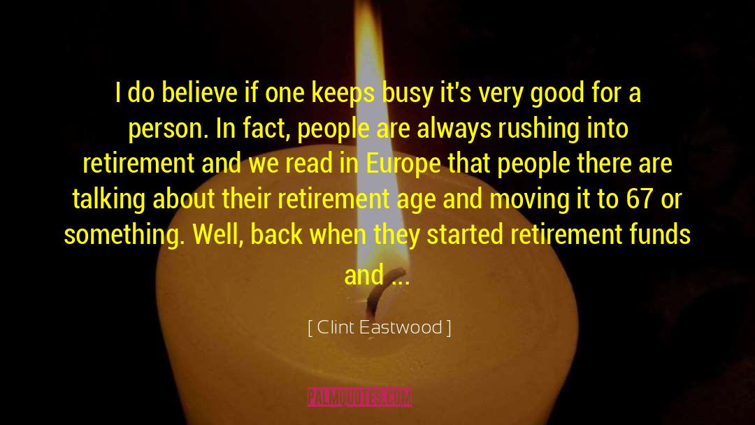 Teen Age quotes by Clint Eastwood