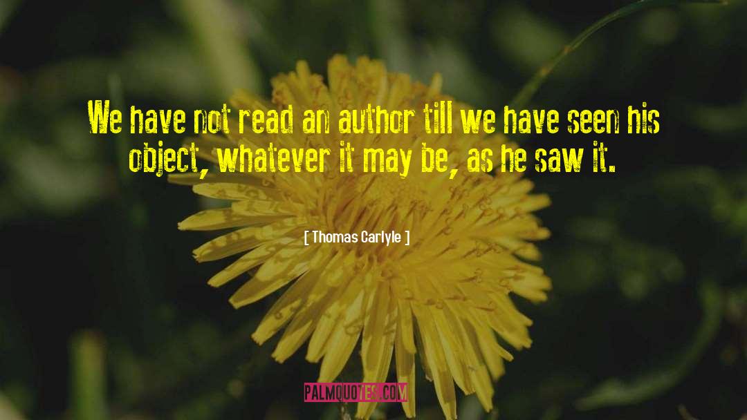 Teen Author quotes by Thomas Carlyle