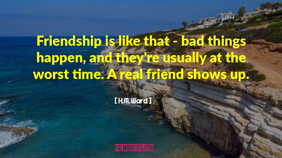 Teen Friendship quotes by H.M. Ward