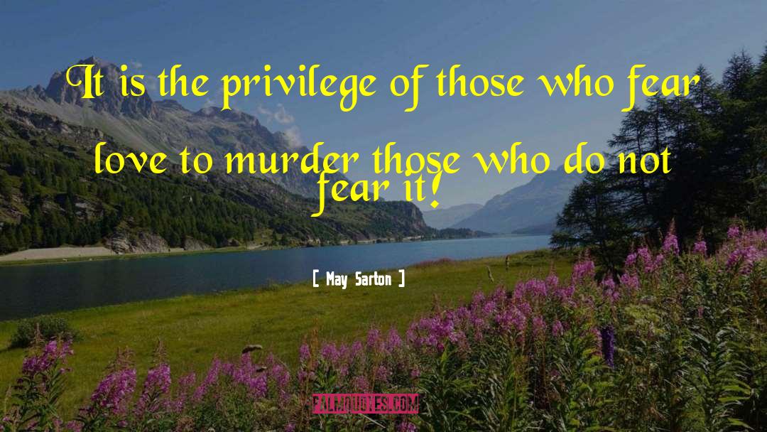 Teen Murder quotes by May Sarton