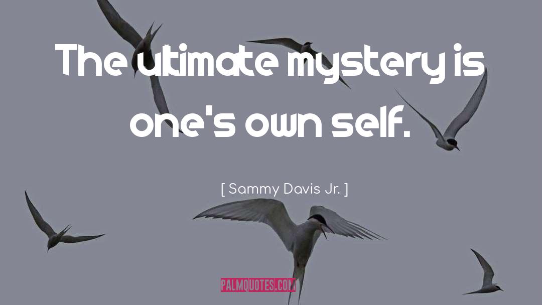 Teen Mystery quotes by Sammy Davis Jr.