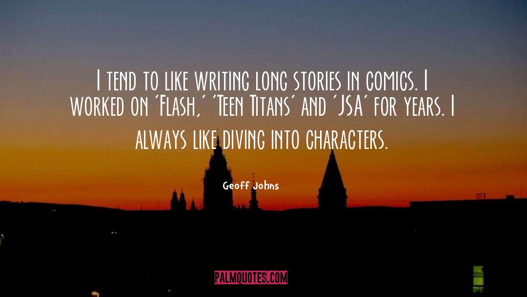 Teen Titans quotes by Geoff Johns