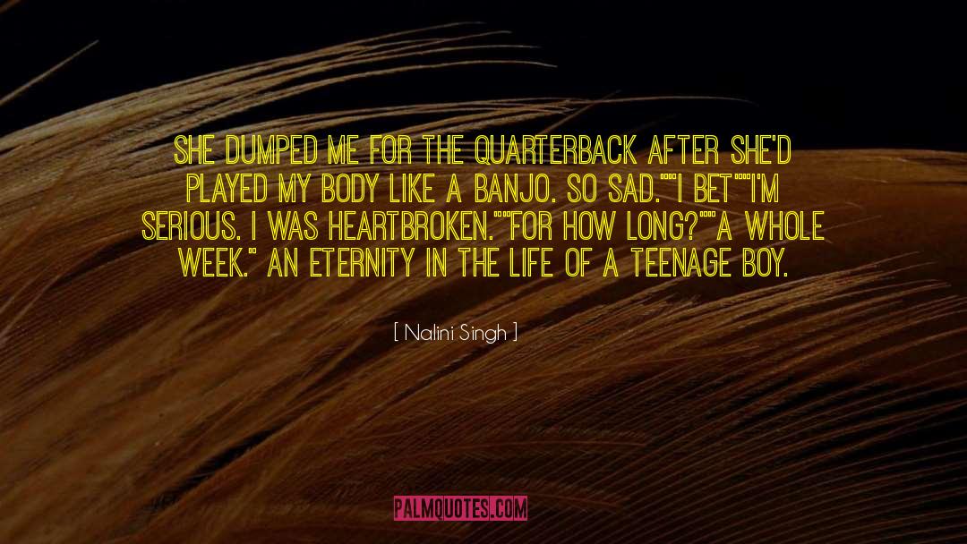 Teenage Boy quotes by Nalini Singh