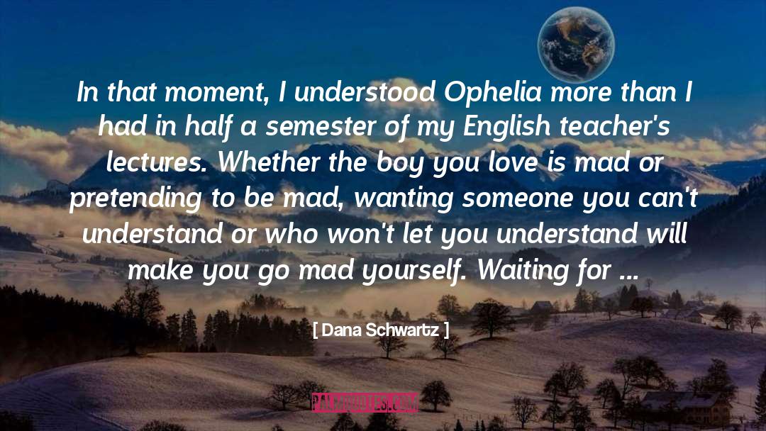 Teenage Boy quotes by Dana Schwartz
