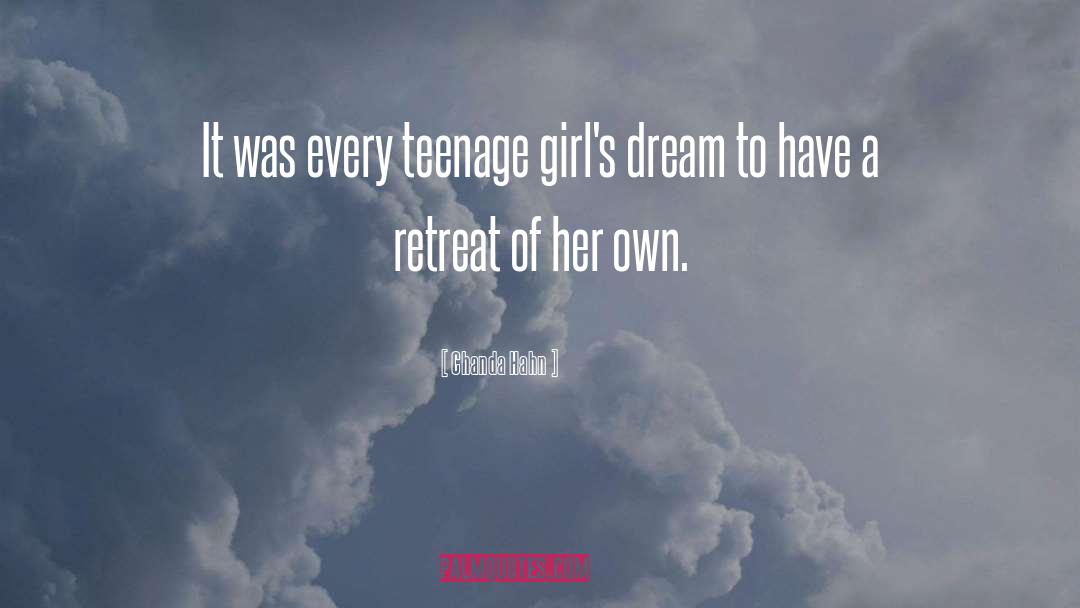 Teenage Girls quotes by Chanda Hahn