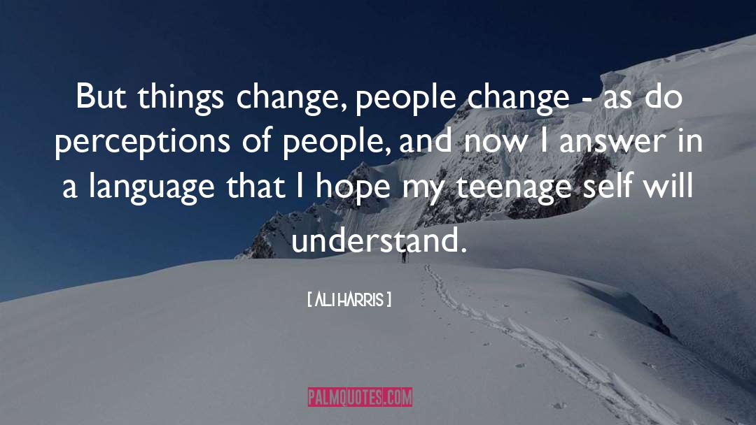 Teenage Hormones quotes by Ali Harris