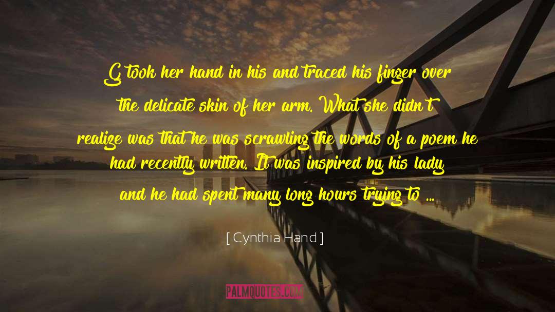 Teenage Passion quotes by Cynthia Hand