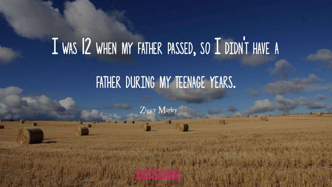 Teenage Years quotes by Ziggy Marley