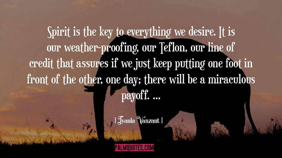 Teflon quotes by Iyanla Vanzant