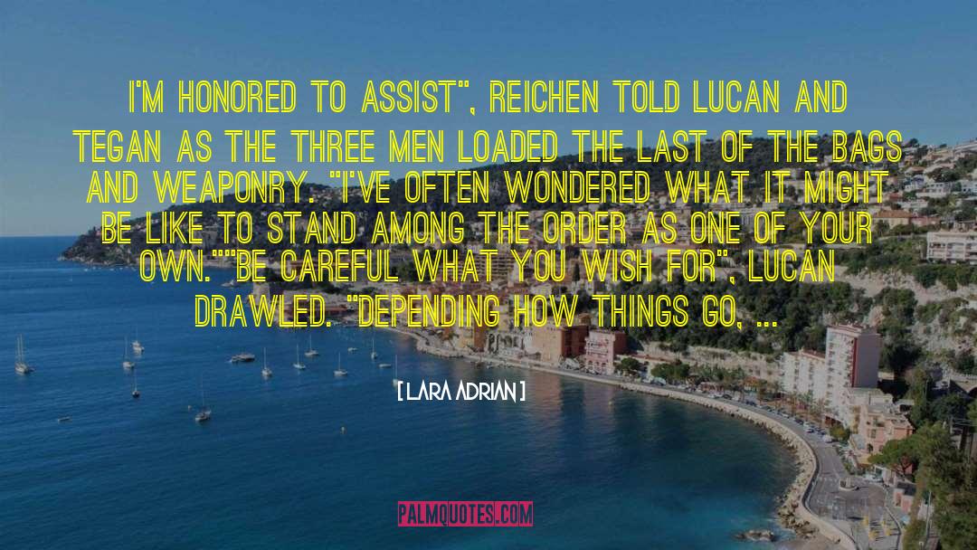 Tegan quotes by Lara Adrian