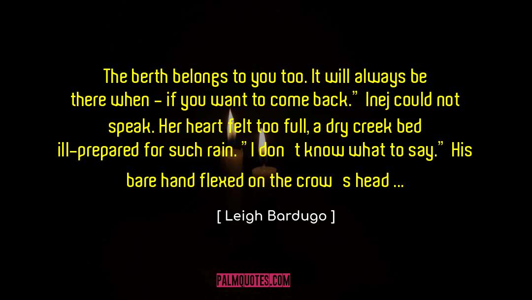 Tegan Rain Quin quotes by Leigh Bardugo
