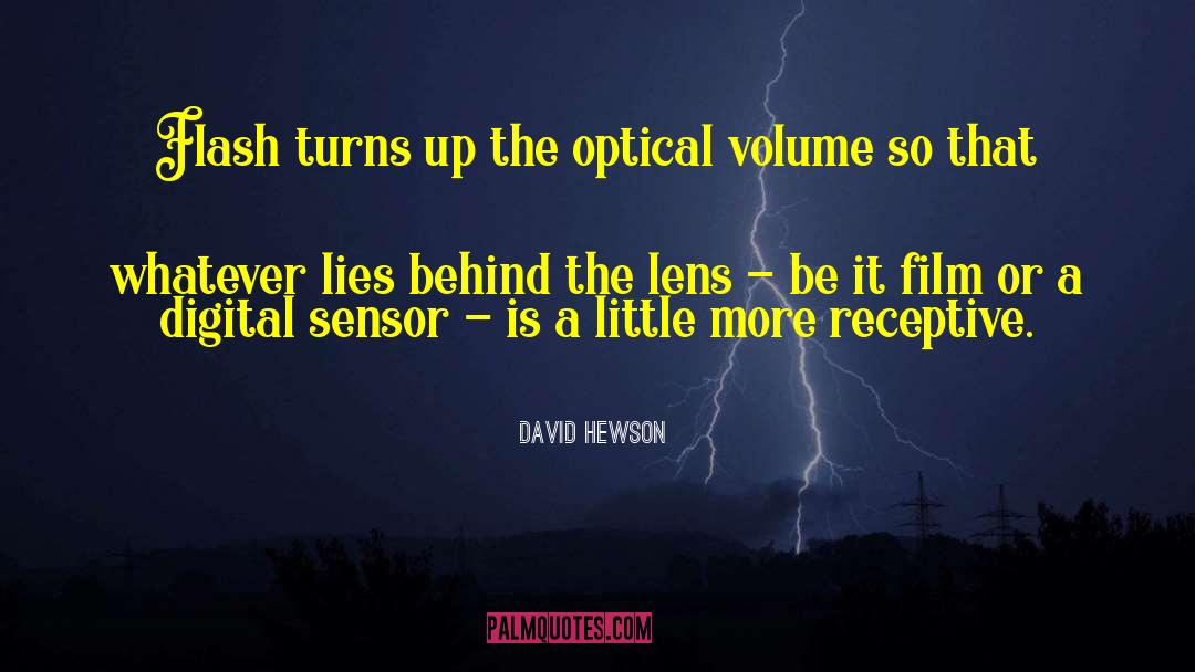 Tegenkamp Optical quotes by David Hewson